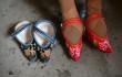 Bound Feet Women In Liuyi Village Of Yunnan Province