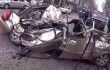 Грузовик в Китае раздавил автомобиль с 6 пассажирами внутри