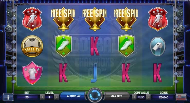 Игровой автомат Football Champions Cup