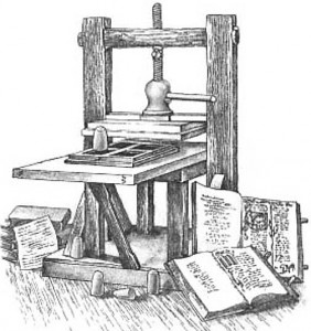 Изобретение книгопечатания
