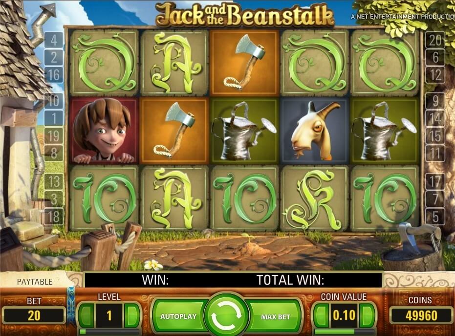 Jack and the Beanstalk от Net Entertainment