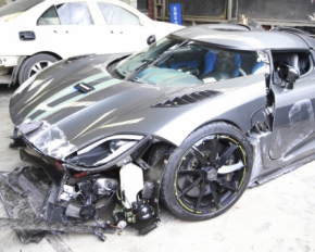 Китаец в аварии разбил суперкар за 4 миллиона долларов