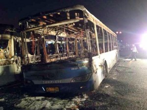 На территории КНР задержали мужчину, который сжег 6 человек в автобусе