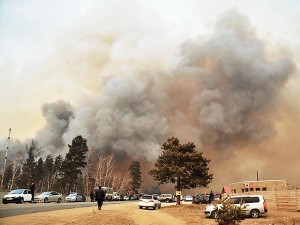 Пожары в Забайкальском крае