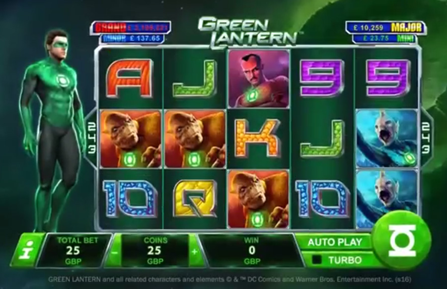 игровой автомат Green Lantern