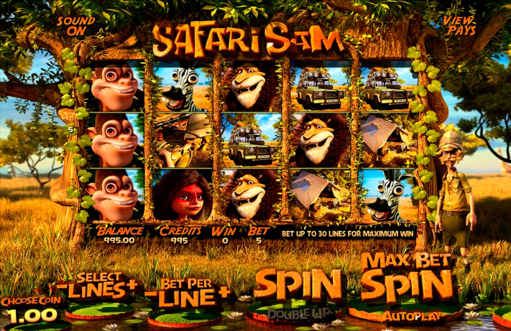 игровой автомат Safari Sam