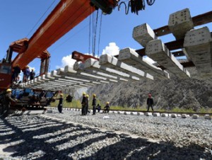 Введена в эксплуатацию железная дорога Лхаса-Шигазде